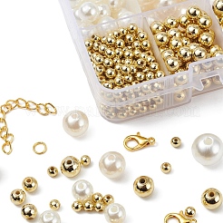 Bausatz für Schmuckset aus runden Perlen zum Selbermachen&nbsp;DIY-YW0004-45G