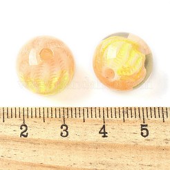 Perles acryliques transparentes bicolores&nbsp;OACR-D304-02E
