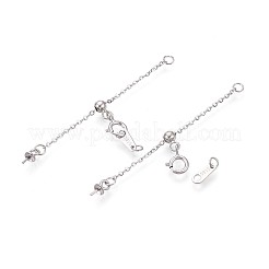 925 Verlängerungskabel aus Sterlingsilber&nbsp;STER-T008-61S