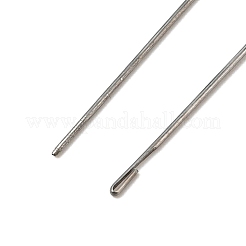 Perlennadeln aus Stahl mit Haken für Perlenspinner&nbsp;TOOL-C009-01A-03