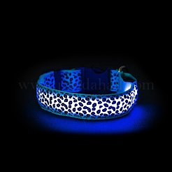 Collar de perro led de poliéster ajustable&nbsp;MP-H001-A03