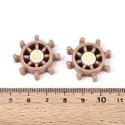 Zahnrad-Cabochons aus undurchsichtigem Harz&nbsp;CRES-T025-36
