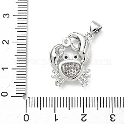 Ottone micro spianare pendenti zirconi&nbsp;KK-P330-01B-P