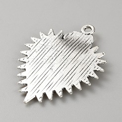 Tibetischer Stil Legierung Anhänger Fassungen für Strasssteine&nbsp;FIND-CJC0011-49A-AS