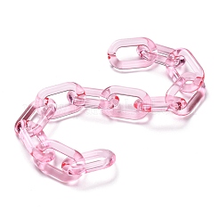 Handgefertigte transparente Acrylkabelketten&nbsp;AJEW-JB00704-07