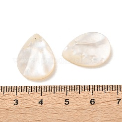 Natürlichen weißen Muschelperlen&nbsp;SSHEL-F305-01A