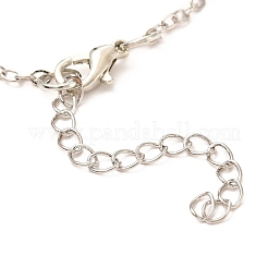 Ensembles de colliers pendentif main en alliage de placage de crémaillère&nbsp;NJEW-B081-11B