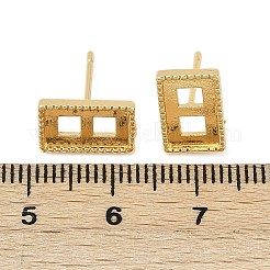 Messing Ohrstecker Zubehör&nbsp;KK-F891-11G