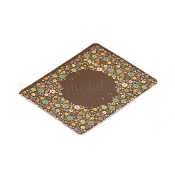 Scheda display per orecchini di carta rettangolare con foro per appenderla&nbsp;CDIS-C004-01G