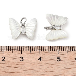 Ottone micro spianare pendenti zirconi&nbsp;KK-C051-34P