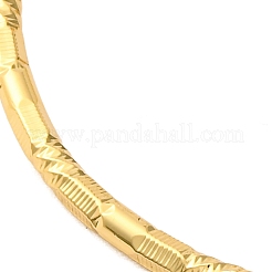 Pulseras de puño con micro pavé de circonita cúbica y baño de latón para mujer&nbsp;BJEW-M040-02G