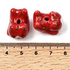 Perles en porcelaine manuelles&nbsp;PORC-Z009-02G