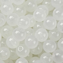Perline di semi di vetro imitazione giada&nbsp;SEED-Z004-J8MM-05