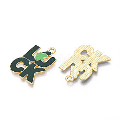 Emaille-Anhänger aus Legierung zum St. Patrick's Day&nbsp;ENAM-T023-06B