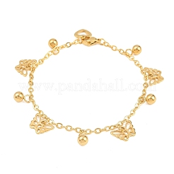 Fußkettchen mit Charms aus Edelstahl 304&nbsp;BJEW-D458-03G
