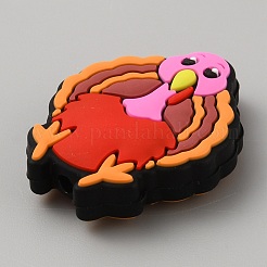 Perline focali in silicone ecologico per uso alimentare del tacchino del giorno del ringraziamento&nbsp;SIL-SZC0008-01