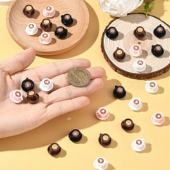 60 Stück Miniatur-Ornamente aus Kunstharz in 4 Farben&nbsp;DOLL-YW0001-03