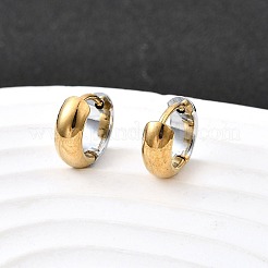 Boucles d'oreilles créoles en acier inoxydable 304&nbsp;EJEW-Z123-01A-GP