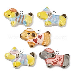 Handgefertigtes Porzellan mit Eisenanhängern&nbsp;PORC-Z003-08