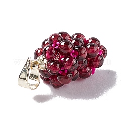Natürliche Granat-Cluster-Anhänger&nbsp;X-G-G928-01LG