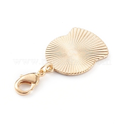 Pendentifs en alliage d'émail sur le thème de Noël&nbsp;HJEW-JM00457-06