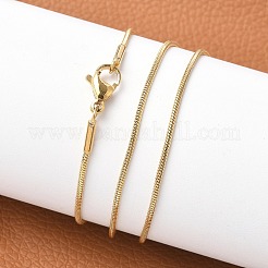 Schlangenketten-Halsketten aus Edelstahl 304&nbsp;X-NJEW-O058-22G