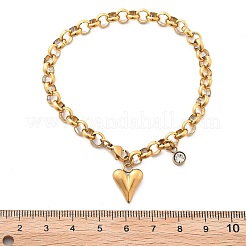 Bettelarmbänder aus Edelstahl 304&nbsp;BJEW-F487-01G