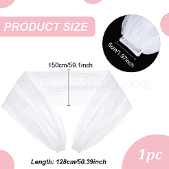 Brautschal aus Polyesternetz&nbsp;FIND-WH0160-65B