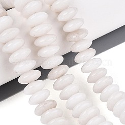 Fili di perline giada bianco naturale&nbsp;G-T144-49A-01