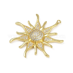 Pendentifs avec zircon cubiques à micro-pavés en laiton&nbsp;KK-M322-47B-G