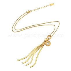 Colliers avec pendentifs en acier inoxydable 304&nbsp;NJEW-G101-01G