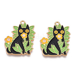 Pendentifs d'émail en alliage&nbsp;ENAM-CJC0014-12