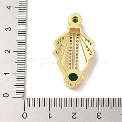 Ottone micro spianare pendenti zirconi&nbsp;KK-B124-05G-01