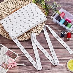 Fermoirs et bordure en ruban de coton à œillets&nbsp;DIY-WH0304-236B