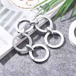 Handgefertigte sprühlackierte ccb kunststoffgliederketten&nbsp;AJEW-JB00830-01