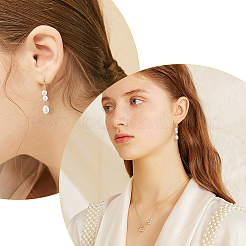 30 crochet de boucle d'oreille en laiton plaqué à 3 styles&nbsp;KK-DC0002-02