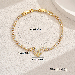 Elegante Messing-Charm-Armbänder&nbsp;OR7420-5