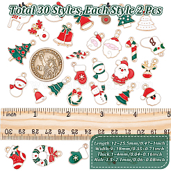 60pcs pendentifs en émail en alliage&nbsp;ENAM-UN0001-32