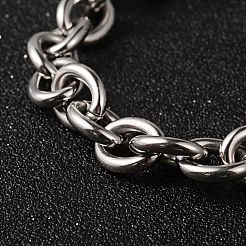 Anlaufgeschützte Ankerkettenarmbänder aus Edelstahl 304&nbsp;BJEW-H477-03