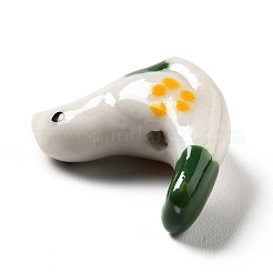Handgemachte Porzellan Perlen gedruckt&nbsp;PORC-F005-04C