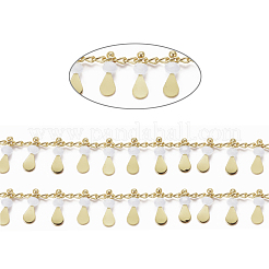 Chaînes de perles de verre faites à la main de 3.28 pied&nbsp;X-CHC-E020-01L