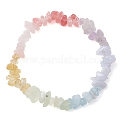 Chakra-Armbänder mit natürlichen und synthetischen Edelsteinperlen für Damen&nbsp;BJEW-JB13101