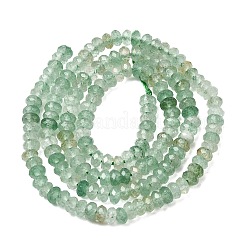 Naturales verdes fresa de cuarzo hebras de abalorios&nbsp;G-G343-A07-2x4mm