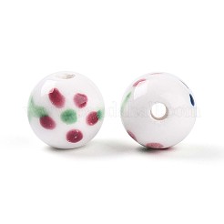 Perles en porcelaine manuelles&nbsp;PORC-N009-05A