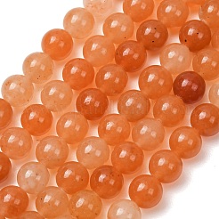 Chapelets de perles en aventurine rouge naturelle&nbsp;GSR023