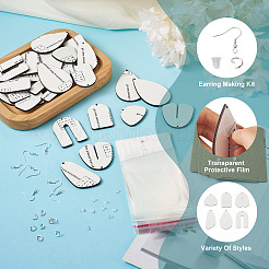 DIY Sublimation Ohrhänger-Sets zum Herstellen&nbsp;DIY-BY0001-36