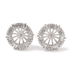 925 risultati di montature per orecchini in argento sterling con micro pavè di zirconi cubici&nbsp;STER-B003-17P