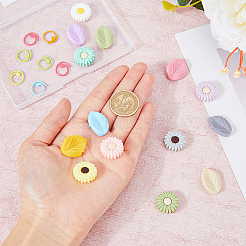 Gänseblümchen & Blätter – lebensmittelechte&nbsp;DIY-DC0002-23