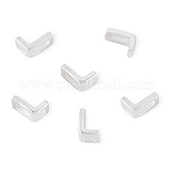 6 pz. 925 perline cave iniziali in argento sterling&nbsp;STER-TA0001-53L