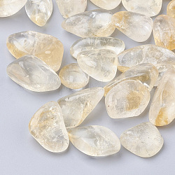 Natürliche Citrinkügelchen, getrommelt Stein, Heilsteine für den Ausgleich eines Chakras, Kristalltherapie, Meditation, Reiki, kein Loch / ungekratzt, Nuggets, 7 mm